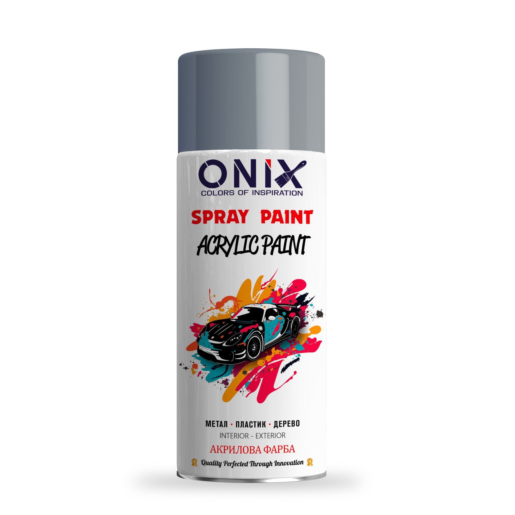 Фарба акрилова RAL 7000 Сірий GREY ONIX 400 мл